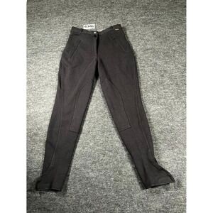 Geologic Horse Equestrian Breeches Pants Womens 28/2 Black Cotton Stretch Riding